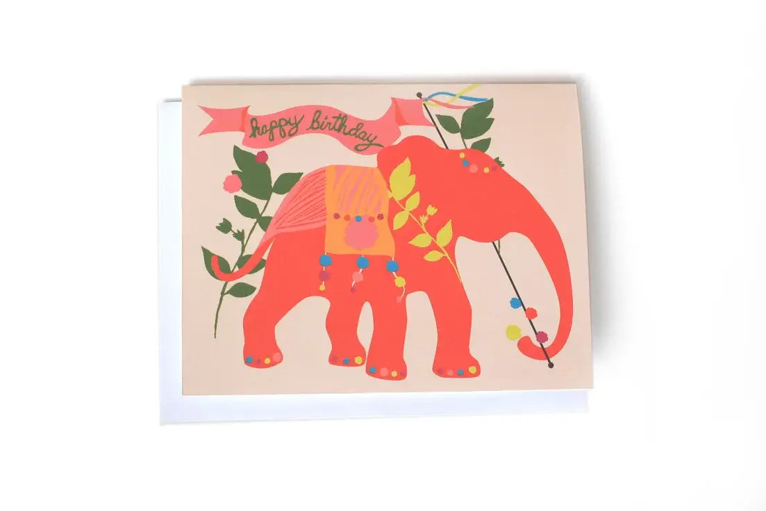 Elizabeth Grubaugh - Elephant Birthday Card
