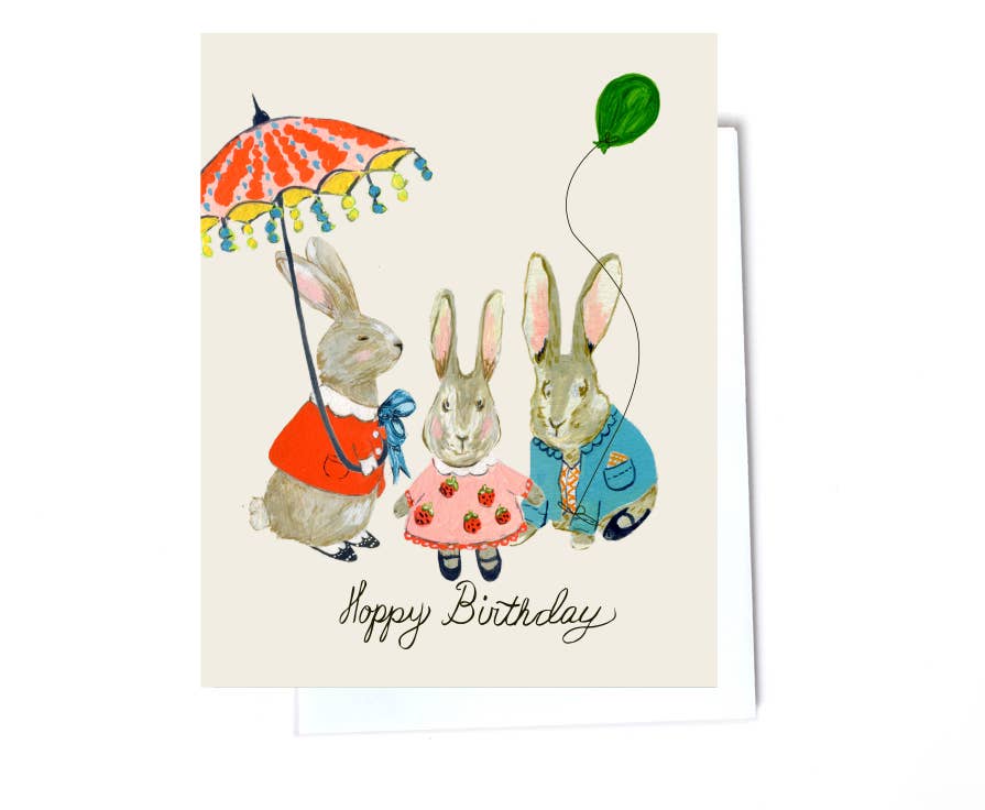 Elizabeth Grubaugh - Bunnies Birthday Card