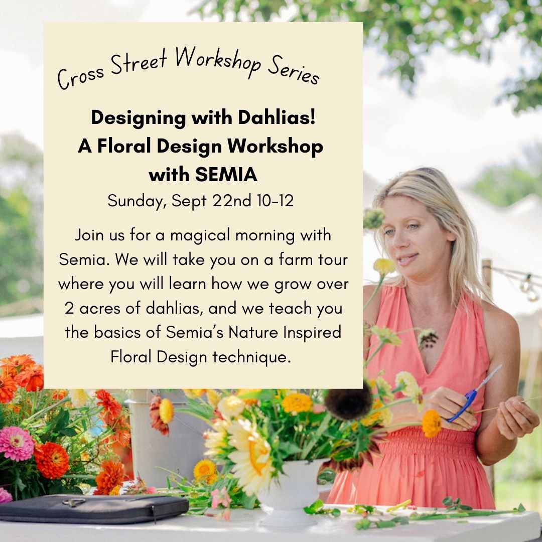 Designing with Dahlias Floral Design Workshop with SEMIA