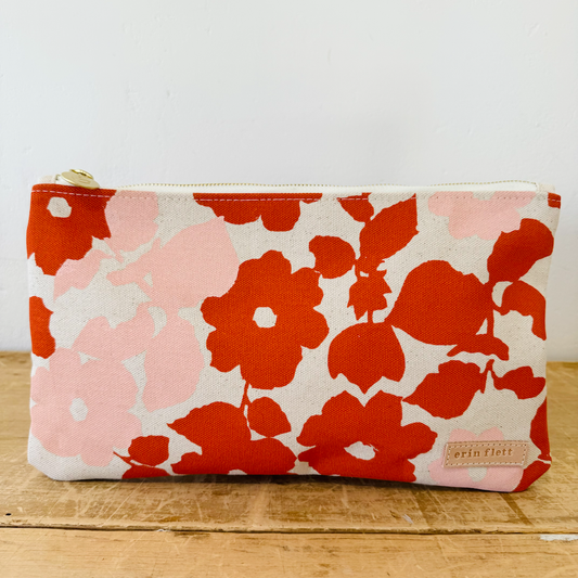 Erin Flett - Earthy Anthro Orange + Blush Anita Clutch